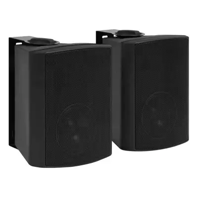 (black, 18.5 x 19.5 x 25) vidaXL Wall-mounted Stereo Speakers Indoor Outdoor Standing Speakers p