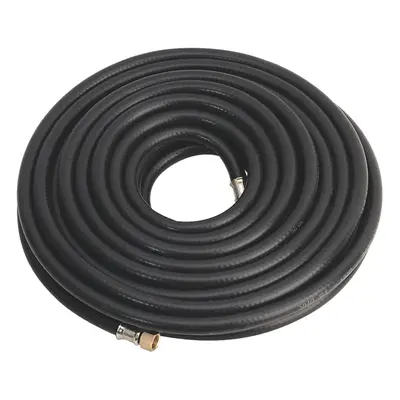 Sealey Heavy-Duty Air Hose with 1/4"BSP Unions 15m x 8mm AH15RX