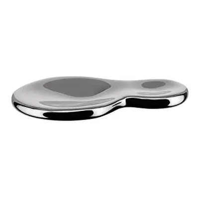 AlessiT-1000 Spoon Rest in Stainless Steel Mirror Polished, Silver