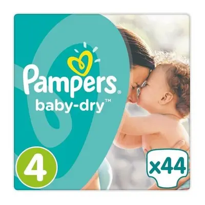 44 Pampers Baby Dry Nappies ~ Size ~ 9-14kg