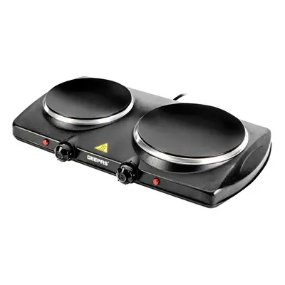 Geepas 2000W Double Ceramic Hot Plate Portable Electric Hob Cooker