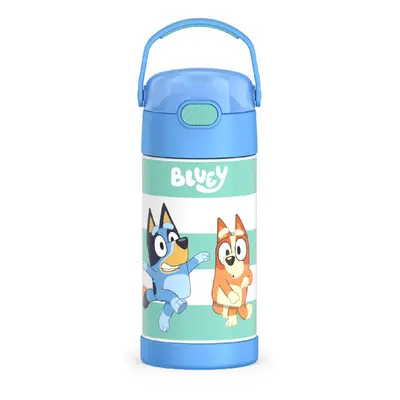 THERMOS FUNTAINER Water Bottle with Straw Ounce Bluey Kids Stainless Steel Vacuum Insulated Wate