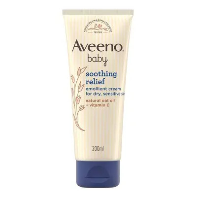 Aveeno Baby Soothing Relief Emollient Cream ml - Suitable for Dry, Sensitive Skin Prone to Irrit