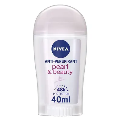 NIVEA Pearl & Beauty Anti-Perspirant Deodorant Roll On (40 ml), Fresh Fragrance Deodorant for Wo