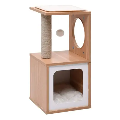 vidaXL Cat Tree with Sisal Scratching Mat cm