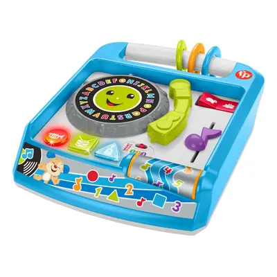 Fisher-Price Laugh & Learn Remix Record Player Musical Toy with Learning Content for Infants and