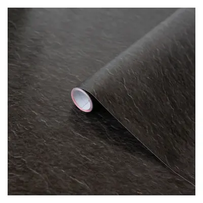 (10m) dc fix BLACK SLATE sticky back plastic vinyl wrap film (67.5cm wide)