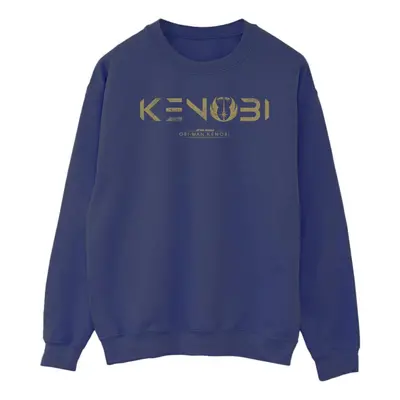 (M, Navy Blue) Star Wars Mens Obi-Wan Kenobi Logo Sweatshirt