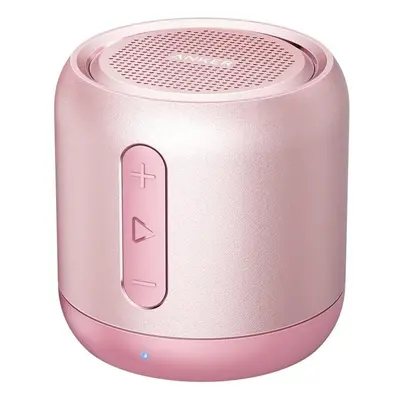 (Rose gold) Ultra Portable Bluetooth Speaker with Enhanced Bass and Noise-Canceling Microphone W