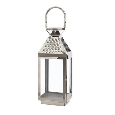 Lantern BALI Metal cm Silver