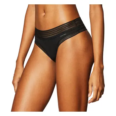 Calvin Klein Women's Modal Thong black Medium