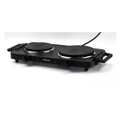 Cookworks 2500W Table Top Double Hotplate Hob