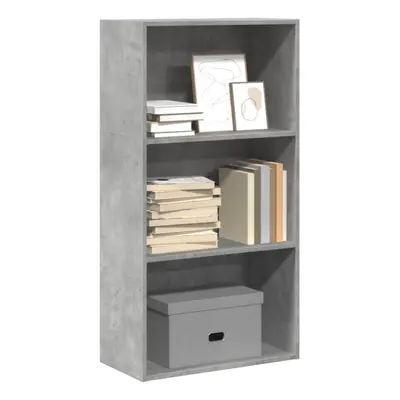 vidaXL Bookcase Concrete Grey 60x30x114 cm Engineered Wood