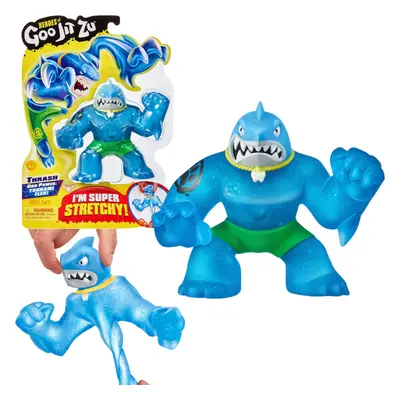 Heroes of Goo Jit Zu - Single Stretchy Shark Action Figure, Thrash