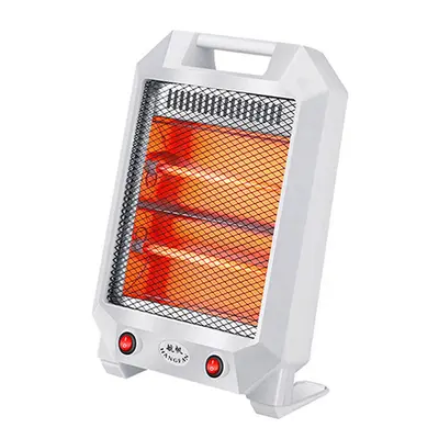 600W Portable Quartz Electric Heater - Silent 2-Gear Winter Warmer for Home & Office