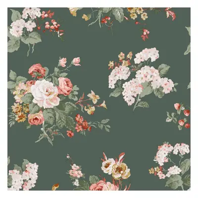 Laura Ashley Rosemore Fern Wallpaper