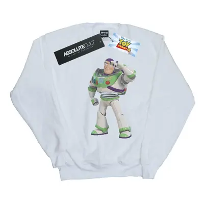 (3XL, White) Disney Mens Toy Story Buzz Lightyear Standing Cotton Sweatshirt