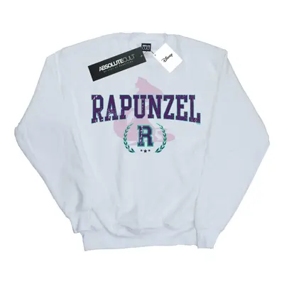 (S, White) Disney Womens/Ladies Princess Rapunzel Collegiate Sweatshirt