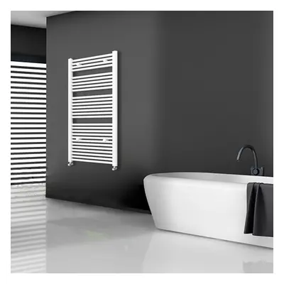 (white, 1200x500mm) Stylish Straight Towel Rail Heating Towel Radiator