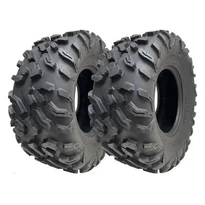 27x11.00-12 ATV Tyre 275/70-12 8ply P0359 OBOR Cypress 76J Road Legal (Set of 2)