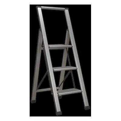 Aluminium Professional Folding Step Ladder 3-Step 150kg Capacity