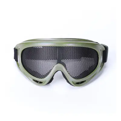 (Army Green) Hunting Shooting Airsoft Net Eyes Protective Tactical Glasses Bike Motorcycle Shock