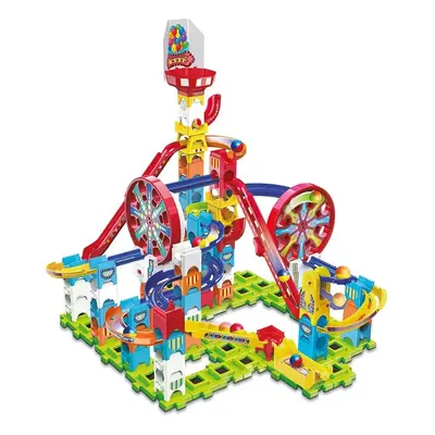 VTech Marble Rush Adventure Park Challenge, Construction Toys for Kids with Marbles and