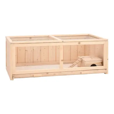 vidaXL Hamster Cage Small Animal Cage Hamster House Rat Cage Solid Wood Fir