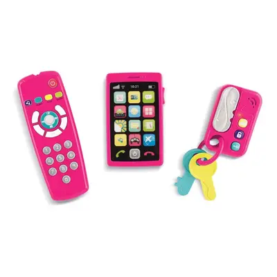 My First Gadget Set Pink For Children From To Months Baby Toys Toddler Toys Toy Phone Baby Phone