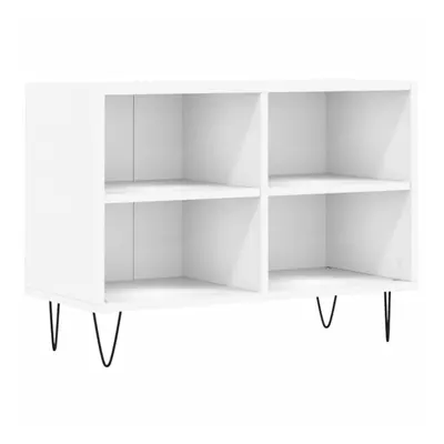 vidaXL TV Cabinet TV Unit Sideboard Media Unit TV Stand White Engineered Wood