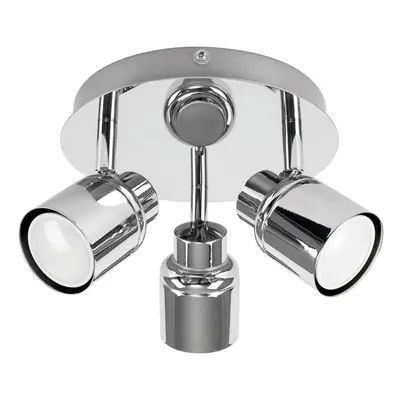 Benton Spotlight Way Silver Bathroom Ceiling Bar Spotlight