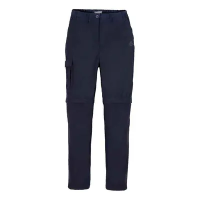 (12 UK R, Dark Navy) Craghoppers Womens/Ladies Expert Kiwi Convertible Cargo Trousers