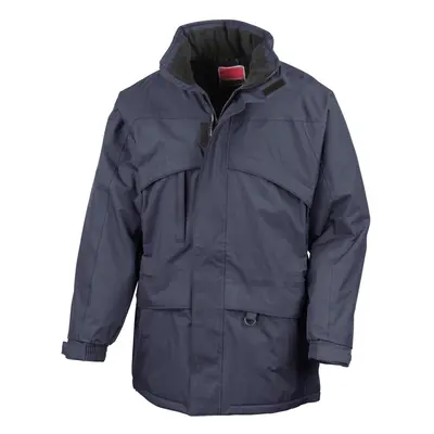 (S, Navy/Navy) Result Mens Seneca Midweight Performance StormDri Waterproof Windproof Jacket