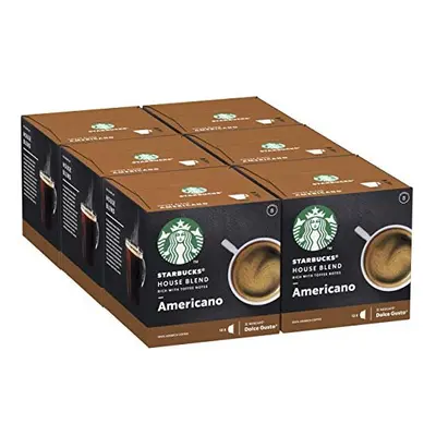 Starbucks House Blend by Nescafe Dolce Gusto Medium Roast Coffee Pods, x (72 Pods/72 Servings)