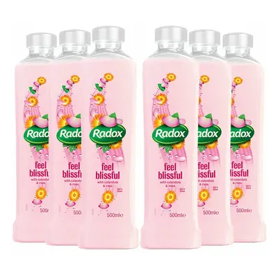 Radox Feel Blissful Bath Soak, Calendula & Rose, Pack, 500ml