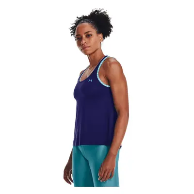 Under Armour Women's Knockout Tank Top (468) Sonar Blue/White/Glacier