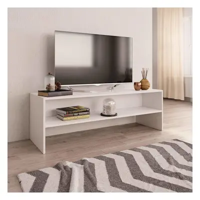 TV Cabinet White 120x40x40 cm Chipboard