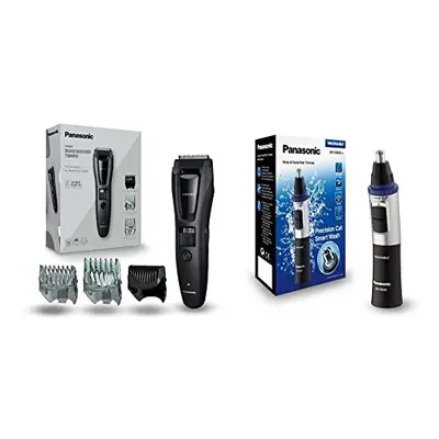 ER-GB62 Wet and Dry Electric Hair, Beard & Body Trimmer for Men with Cutting Lengths & ER-GN30 W