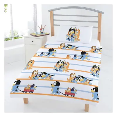 (Junior, yellow) Bluey Childrens/kids Duvet Cover Set