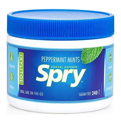 Spry Xylitol Mints, Natural Peppermint, Count