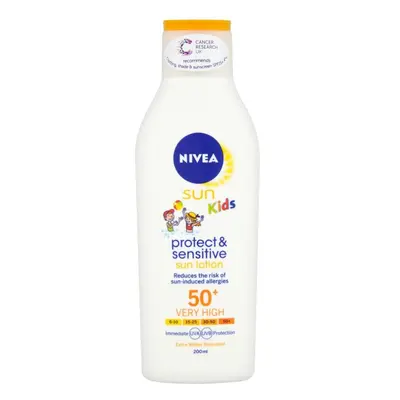 Nivea Sun Kids Protect and Sensitive Sun Lotion Very High SPF 50+ - ml