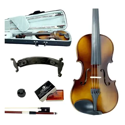 Sky Guarantee Sound 4/4 Size Student Beginner Violin Fiddle Outfit Natural Solid Maple Back Spru