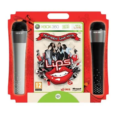 Lips Number One Hits - Game and Wireless Microphones (Xbox 360)