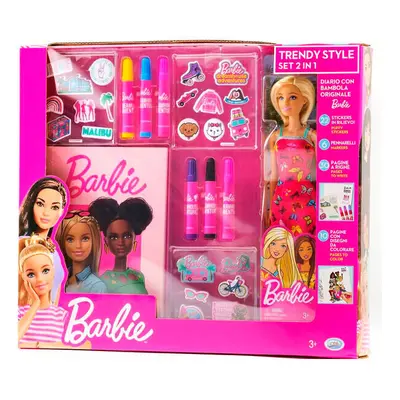 Barbie Doll Trendy Style Set in