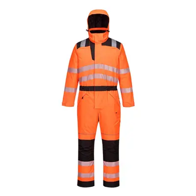 (41R, Orange/Black) Portwest Unisex Adult PW3 Hi-Vis Safety Overalls