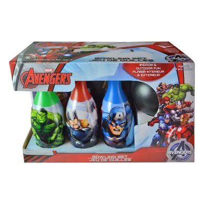 What Kids Want Avengers Bowling Set - Includes Pins and Bowling Ball - Styles May Vary