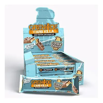 Carb Killa High Protein and Low Carb Bar x g Chocolate Chip Cookie Dough Contains Peanuts