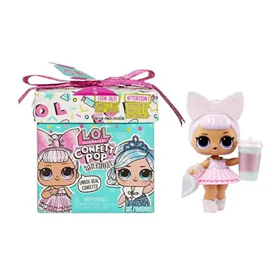 LOL Surprise Pop Birthday - Limited Edition Collectable Doll with Confetti Surprises in Present 