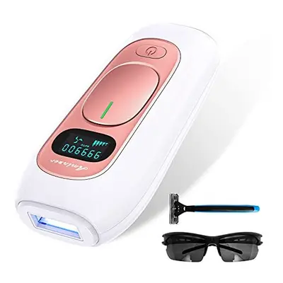 IPL Hair Removal Device,Permanent Laser Hair Removal for Women and Men,999,000 Flashes,5 Energy 