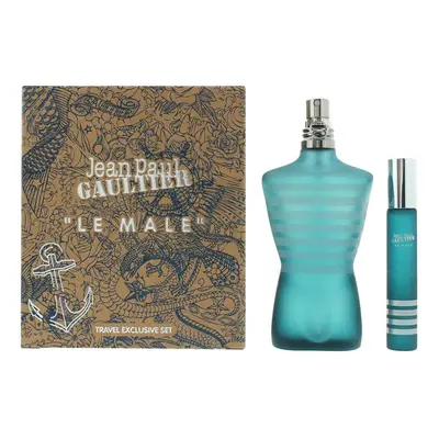 Jean Paul Gaultier Le Male Piece Gift Set EDT 125ml EDT 20ml Spray For Him Men